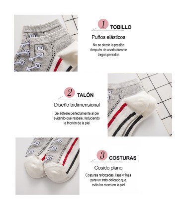 Calcetines Tobilleros de Moda – Packs y pares individuales | IVEDIN