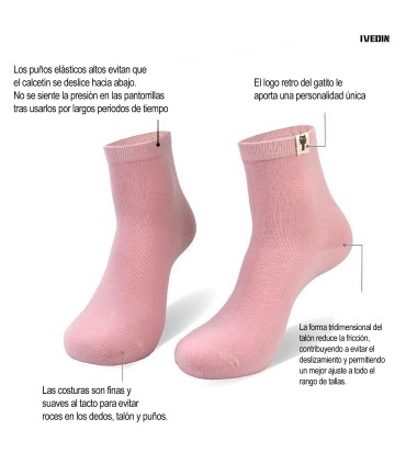 Calcetines de Moda de Media Caña – Packs y pares individuales | IVEDIN