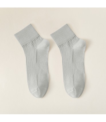 Unisex Low-Cut Socks | Breathable Ribbed Xinjiang Cotton | One Size 35–42 EU