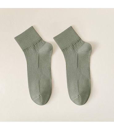 Unisex Low-Cut Socks | Breathable Ribbed Xinjiang Cotton | One Size 35–42 EU