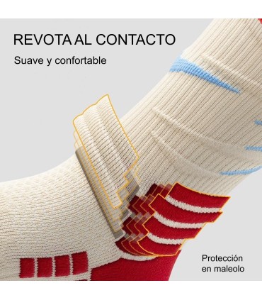 Chaussettes de Sport Professionnelles | Semelle Antidérapante, Mi-Mollet | Running, Marathon, Basket | Taille Unique 37–44 EU