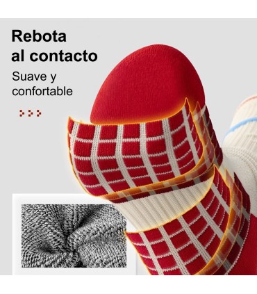 Chaussettes de Sport Professionnelles | Semelle Antidérapante, Mi-Mollet | Running, Marathon, Basket | Taille Unique 37–44 EU