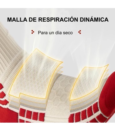 Chaussettes de Sport Professionnelles | Semelle Antidérapante, Mi-Mollet | Running, Marathon, Basket | Taille Unique 37–44 EU