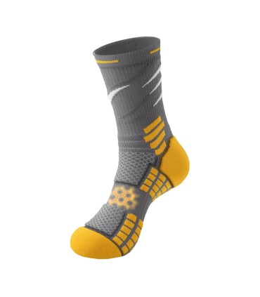 Chaussettes de Sport Professionnelles | Semelle Antidérapante, Mi-Mollet | Running, Marathon, Basket | Taille Unique 37–44 EU