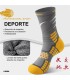 Chaussettes de Sport Professionnelles | Semelle Antidérapante, Mi-Mollet | Running, Marathon, Basket | Taille Unique 37–44 EU