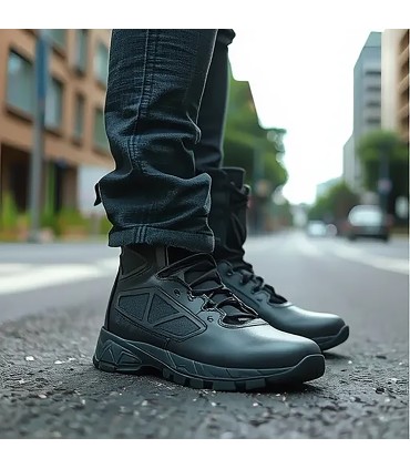 SNAKE MEMBRANE - Bottes Hautes Professionnelles à Zip | Ultra Légères | Antidérapantes | Sûres pour Scanner