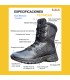 SNAKE MEMBRANE - Bottes Hautes Professionnelles à Zip | Ultra Légères | Antidérapantes | Sûres pour Scanner