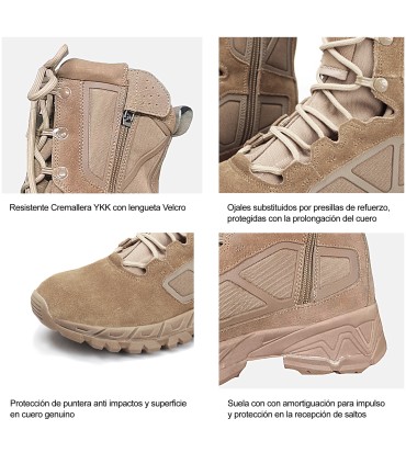 LEOPARD - Profesjonalny But Wojskowy z Zamkiem | Ultralekki | Niepoślizgowy