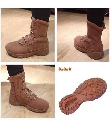 LEOPARD - Professional Military Boot with Zipper | Ultra Lightweight | Anti-Slip