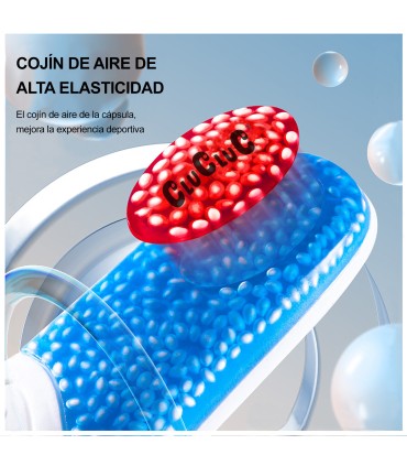 Plantilla Deportiva RZoom Unisex - Látex y PU | Amortiguación Aire y Silicona | Transpirables y Absorbentes