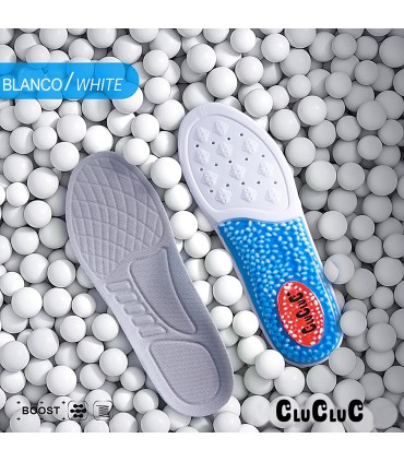 Plantilla Deportiva RZoom Unisex - Látex y PU | Amortiguación Aire y Silicona | Transpirables y Absorbentes