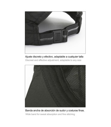 GORRA BOINA - QUICK DRY | Gorra Boina Secado Rápido Unisex | Visera Endurecida | Ventilada y Ajustable | Ultra Ligera