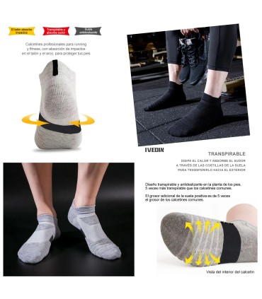 Calcetines de deporte – Packs y pares individuales | IVEDIN