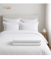 Bettbezug 100% Baumwolle Percale Hotel | Weiß