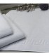 Badrumsmatta i bomull 650 g/m² grekiskt mönster 50x60 Hotell spa absorberande | vit