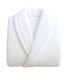 Roupão Hotel Spa Algodão Felpudo 400 g/m² | Gola Smoking Dois Bolsos - Branco