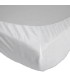 Cotton Terry Mattress Protector with PU Waterproof Layer | Breathable Hotel Quality, Silent | Does Not Retain Heat - White
