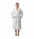 Peignoir Hôtel Spa Coton Éponge 400 g/m² | Col Châle Deux Poches - Blanc