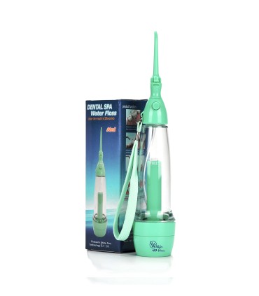 Portable Travel Dental Irrigator LV190 | No Batteries or Electricity | Lightweight & Transparent | Ideal for Braces