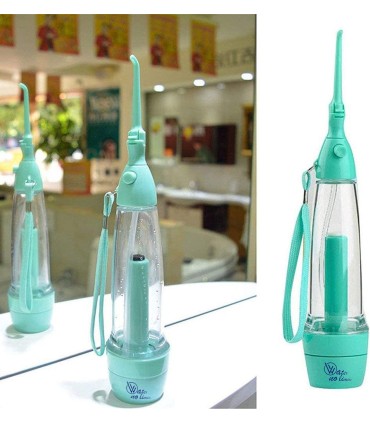 Irrigatore Dentale Portatile da Viaggio LV190 | Senza Batterie né Elettricità | Leggero e Trasparente | Ideale Ortodonzia