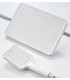 Zestaw Sufitowa i Ręczna Białe Kwadratowe BL-3003-DZ | Duży Format | Ręczna Nadciśnieniowa | Oszczędność Wody