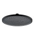 Cabeçal de Ducha de Teto Preto BL-3004-D | 237 Jatos | Bocal de Silicone Anticalcário | Giratório