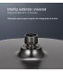 Cabeçal de Ducha de Teto Preto BL-3004-D | 237 Jatos | Bocal de Silicone Anticalcário | Giratório