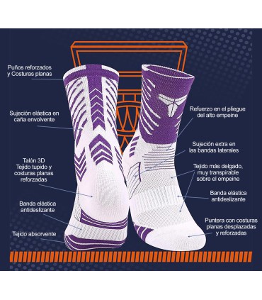Calcetines de Baloncesto Profesionales – Packs y pares individuales | IVEDIN