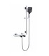 Shower-Bathtub Column Tomahawk LH-2366+KIT | Thermostatic | Brass-Copper H59 Body | Adjustable Bar | Hand Shower