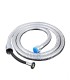 Ionized Pressurized Shower Head Kit BL-1001S-ION | Adjustable Wall Bar with Integrated Shelf | Stainless Steel Hose