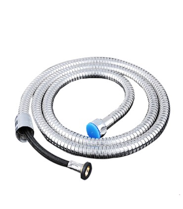 Ionized Pressurized Shower Head Kit BL-1001S-ION | Adjustable Wall Bar with Integrated Shelf | Stainless Steel Hose