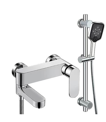 Colonna Doccia-Bagno LH-999+KIT | Rame Massiccio | Monocomando | Cuore Ceramico