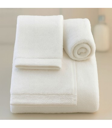 100% Cotton Towel 520/650 g/m²  Pack of 10 White Hotel Premium | Spa