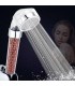 Ionized Pressurized Shower Head Kit BL-1001S-ION | Adjustable Wall Bar with Integrated Shelf | Stainless Steel Hose