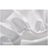 Lakan med Elastik 50% Bomull 50% Polyester Hotell | 120 g/m² - Vit