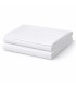 Paket 4 Sänglinne Set 100% Bomull Percale Hotell | Vit