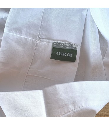 Pakke 4 Sengetøy Sett 100% Bomull Percale Hotell | Hvit