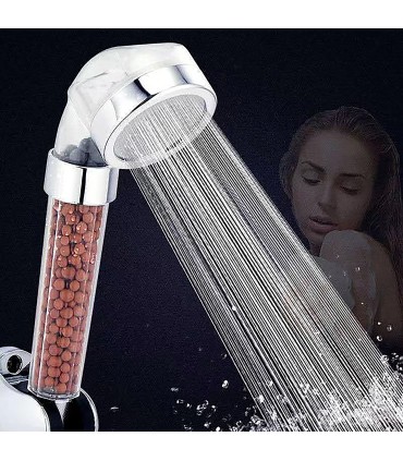 Negative Ion Shower Head BL-1018 | Over-fed Pressurized | Water Saving | Purifying Mineral Balls
