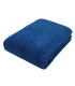 Grande Serviette Plage Piscine 90x170 Antichlore 100% Coton 520 g/m² INDANTHREN | Bleue, Résistante au Lavage et à la Lumière