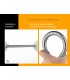 Tubo Flex Shower BL-1004-R | Acciaio Inox Incapsulato | Tubo Interno EPDM | Raccordi in Rame | Connessione Universale