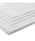 Tapete de Banho Algodão 650 g/m² Riscas 50x60 Hotel Spa Absorvente | Branco