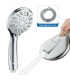Duschhuvud Jet Propulsion BL-5013P | 5 Vattenlägen | Tryckrensningsknapp | 1,5m Krypterad Slang