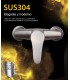 Rubinetto Doccia LH-8908 | Monocomando Pera Lunga | Acciaio Inox SUS 304 | Cuore Ceramico