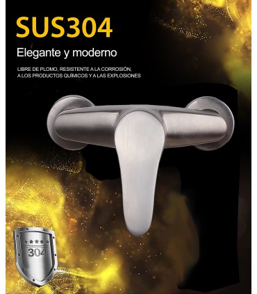 Kran Dusza LH-8908 | Monokomendowy Długi | Stal Nierdzewna SUS 304 | Sercownik Ceramiki