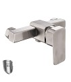 Fyrkantig Dusch Blandare LH-8906 | Enkelhandeds | Rostfritt Stål SUS 304 | Keramisk Kärna