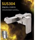 Rubinetto Doccia Quadrato LH-8906 | Monocomando | Acciaio Inox SUS 304 | Cuore Ceramico