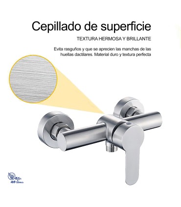 Dusche Wasserhahn LH-8904 | Einhebelarmatur | Edelstahl SUS 304 | Keramikkern