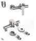 Grifo Ducha LH-8904 | Monomando | Acero inoxidable SUS 304 | Núcleo Cerámico