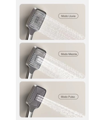 Dusche-Badewanne Säule Tomahawk LH-2366+KIT | Thermostatisch | Kupfer-Latton H59 Körper | Verstellbare Stange | Handbrause