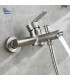 Torneira Banheira-Chuveiro LH-9105 | Monomando | Aço Inox 304 | Núcleo Cerâmico